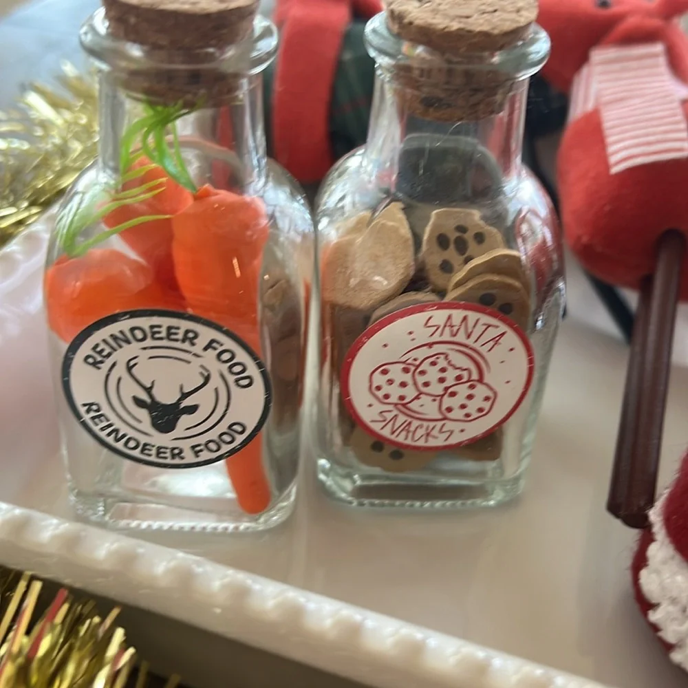 Misc. Christmas Tray Decor Target mini trees etc.